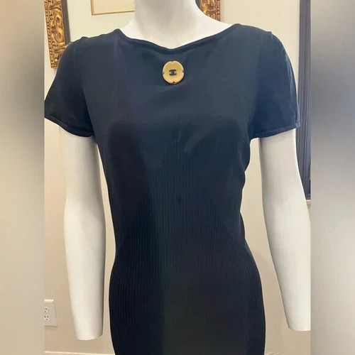 Auth cotton silk chanel black - silk,